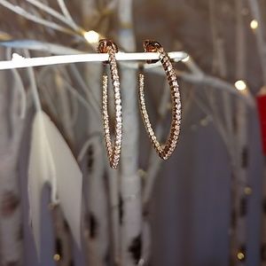 14 KT. GENUINE DIAMOND EARRINGS